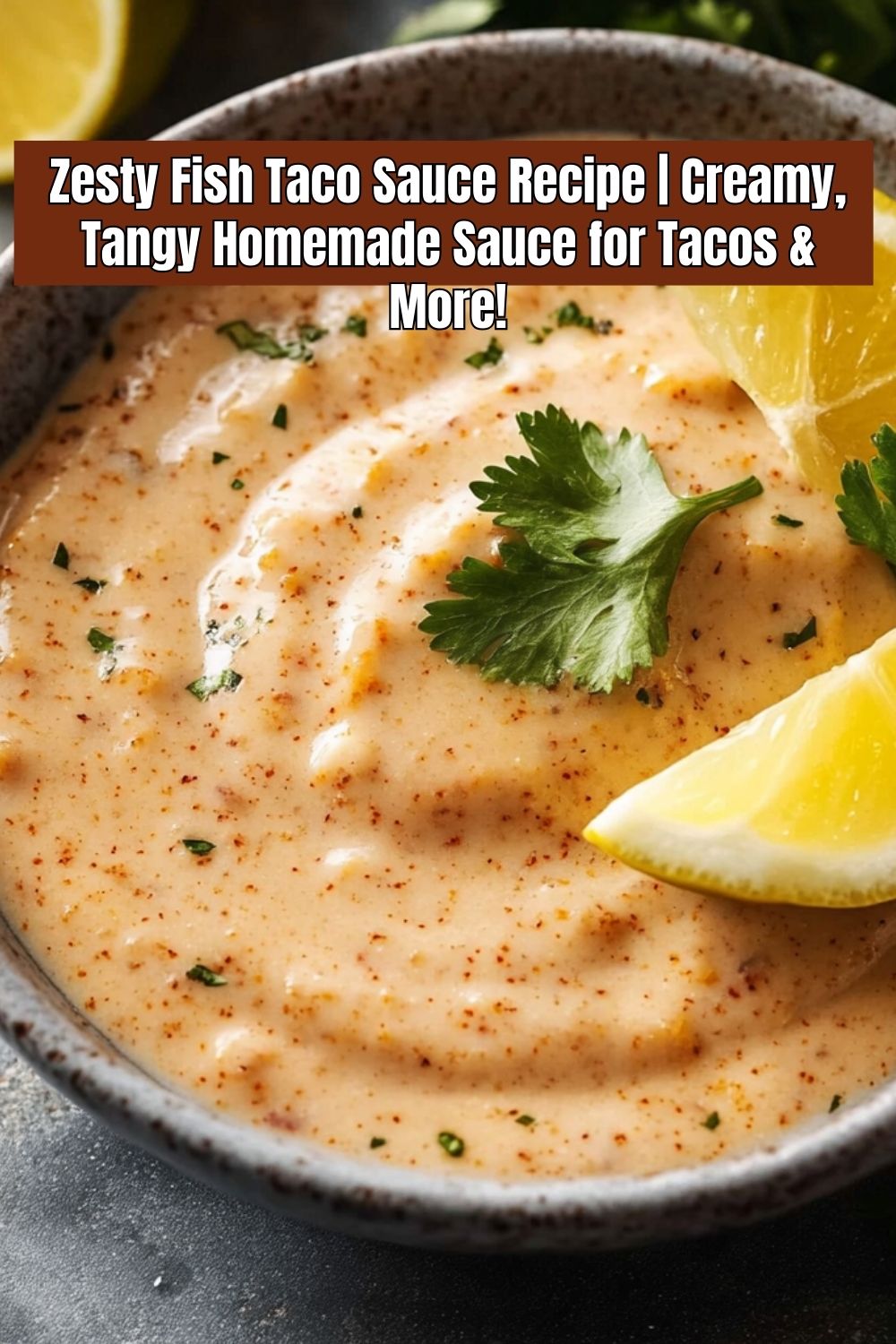fish taco sauce