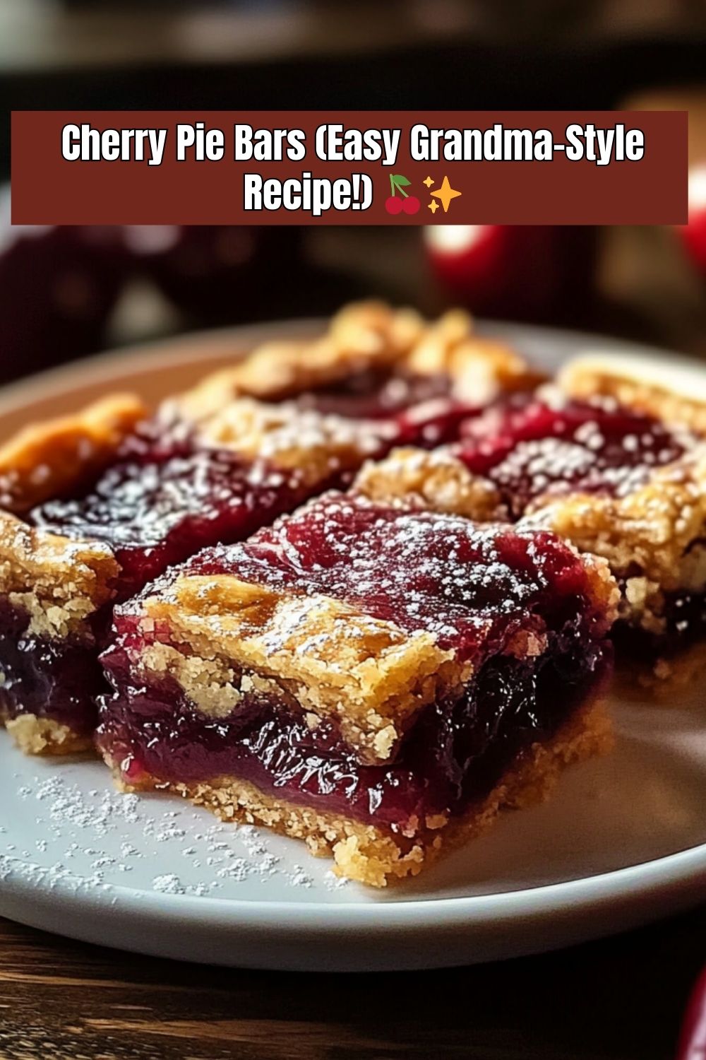 cherry pie bars