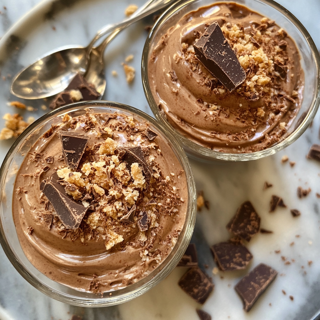 3-Ingredient Easy Chocolate Mousse