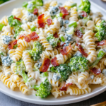 Bacon Blue Cheese Pasta Salad