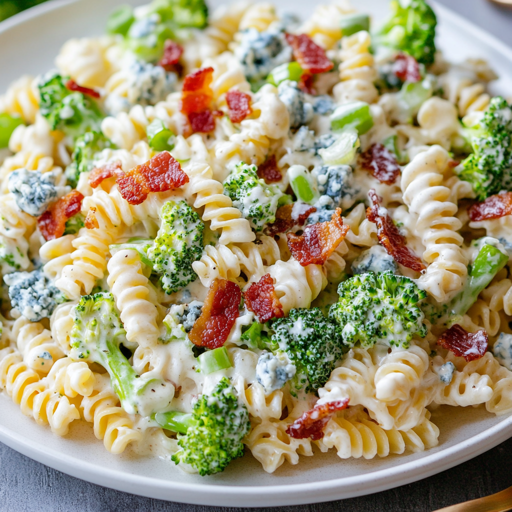 Bacon Blue Cheese Pasta Salad