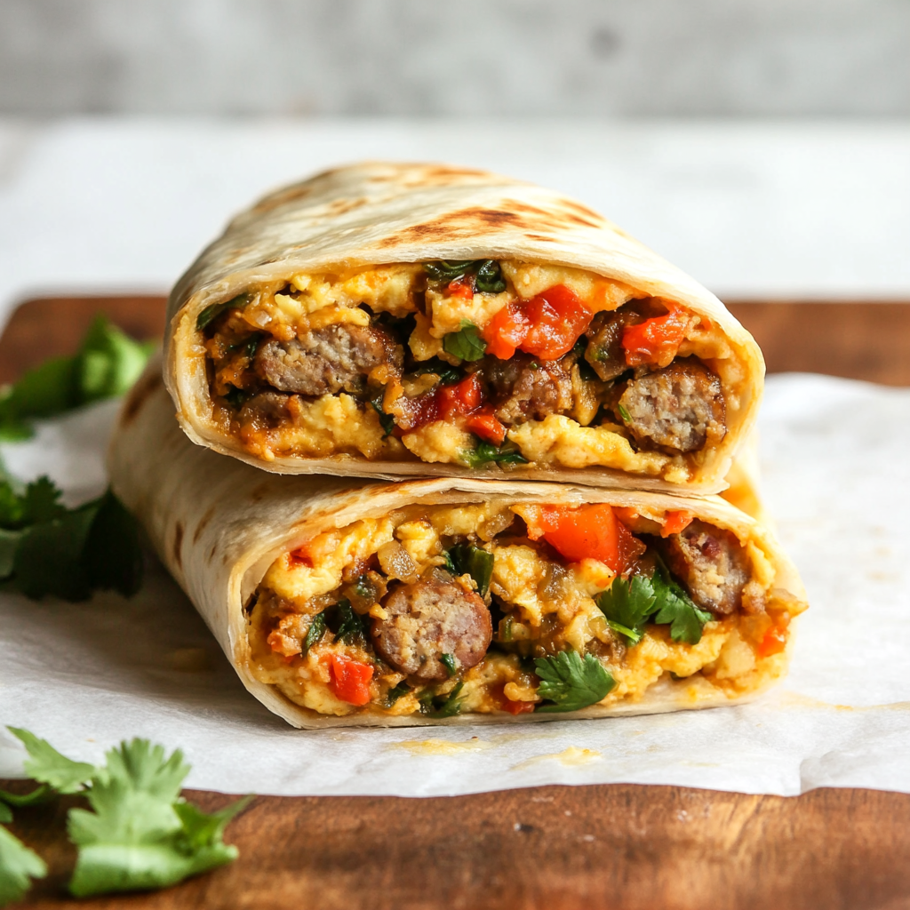 Easy Make-Ahead Breakfast Burritos