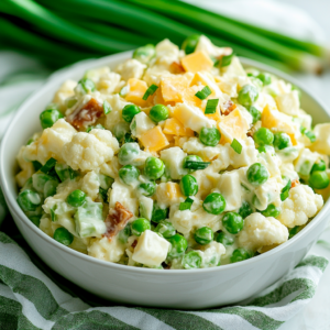 Creamy Pea Salad with Ranch