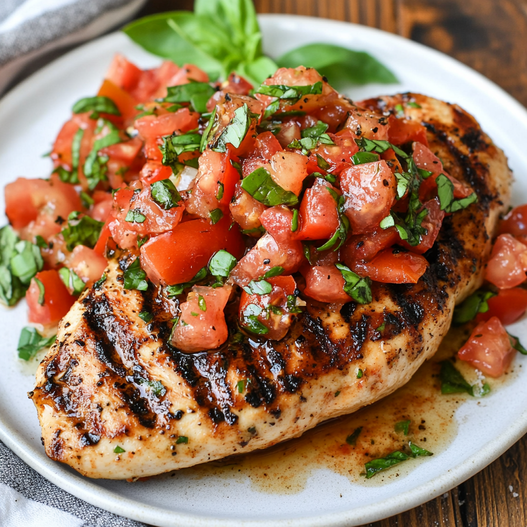 Grilled Bruschetta Chicken