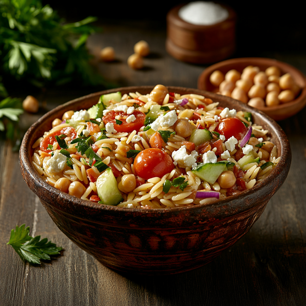 Lemon Orzo Salad