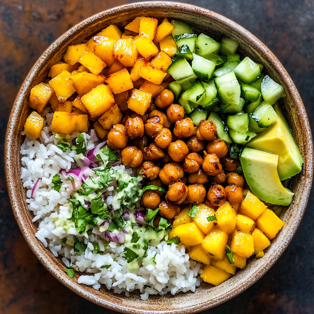 Mango Chickpea Salad
