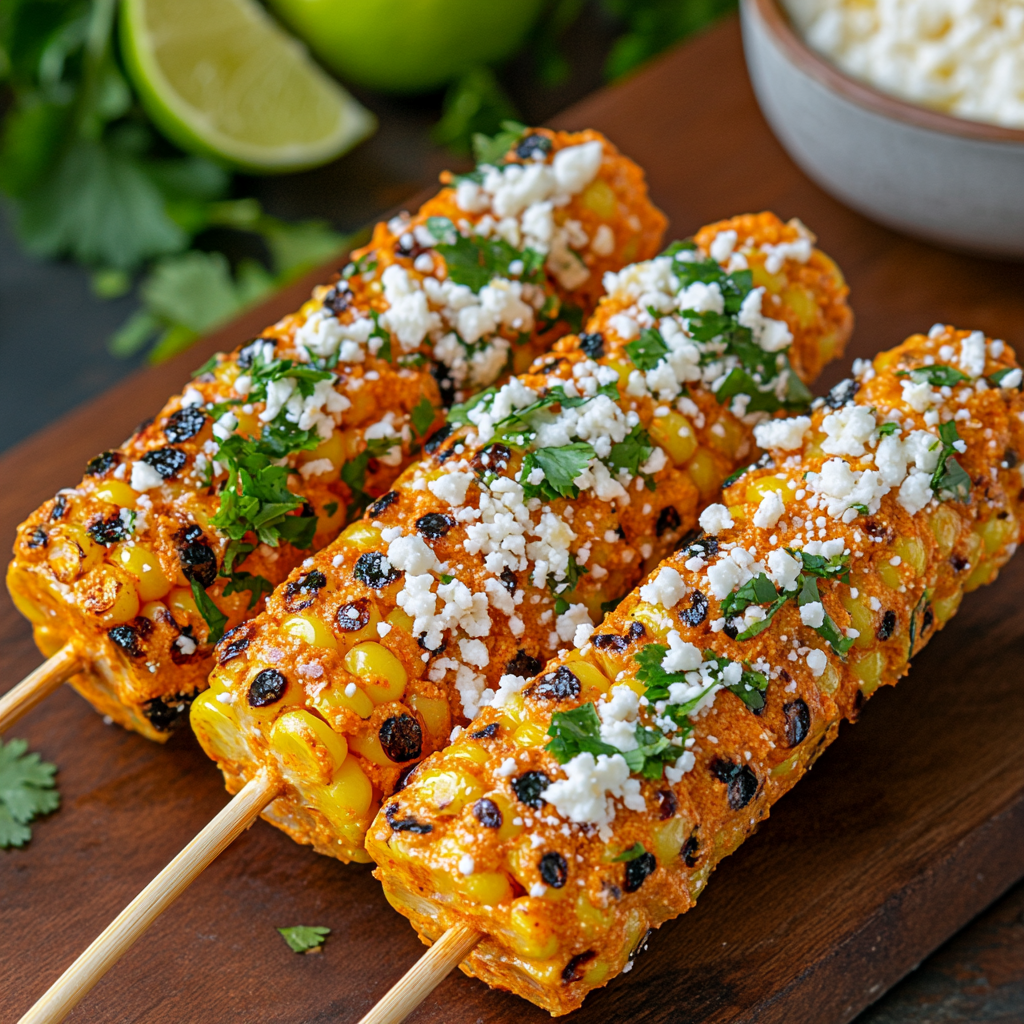 Mexican Street Corn on a Stick: