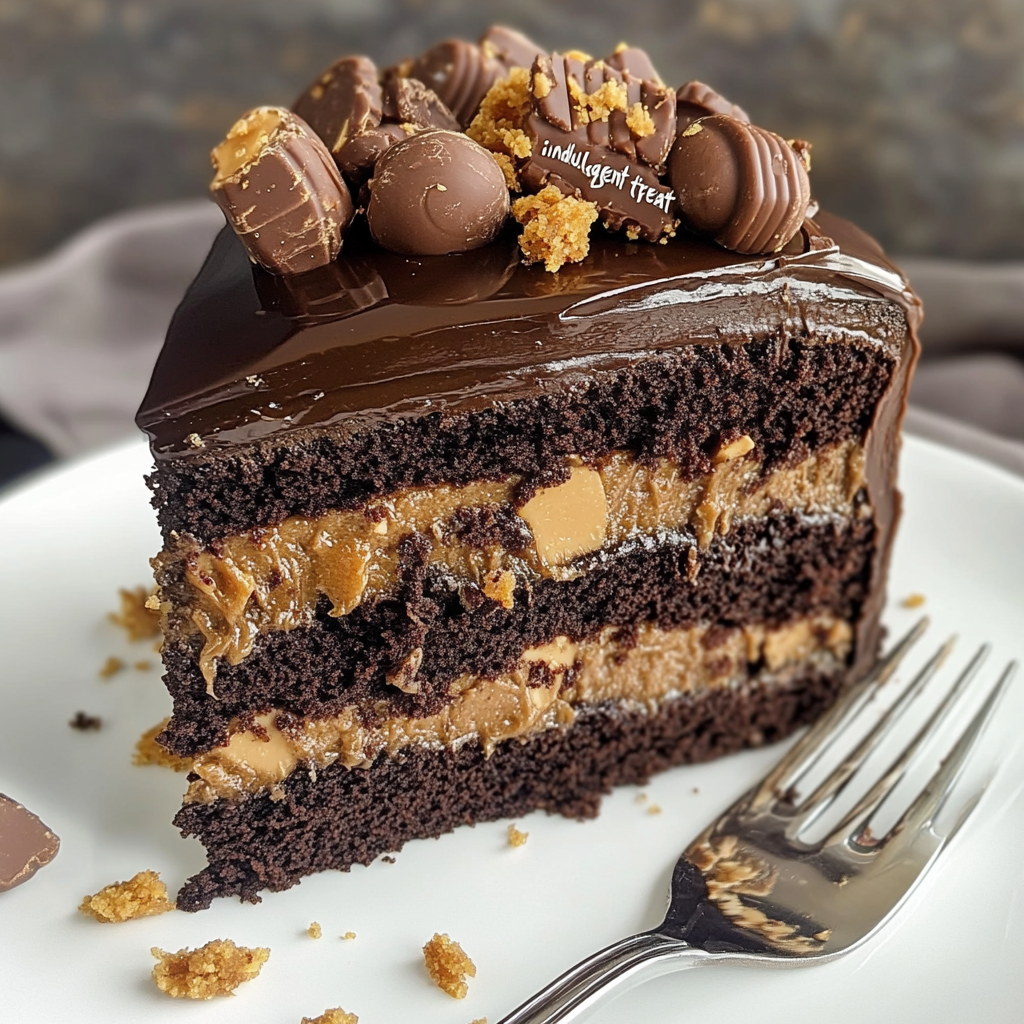 Easy Peanut Butter Cup Dump Cake