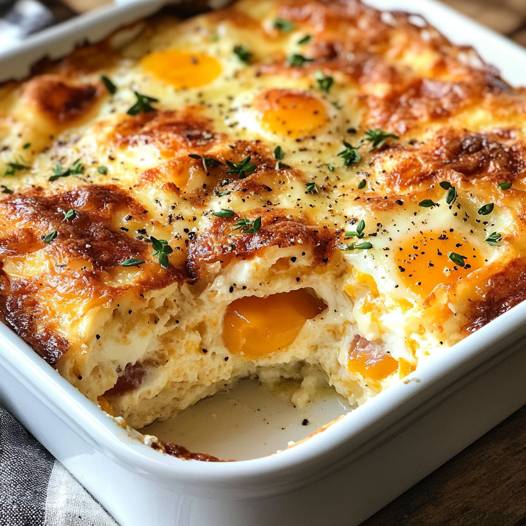 Baked Cottage Cheese Eggs