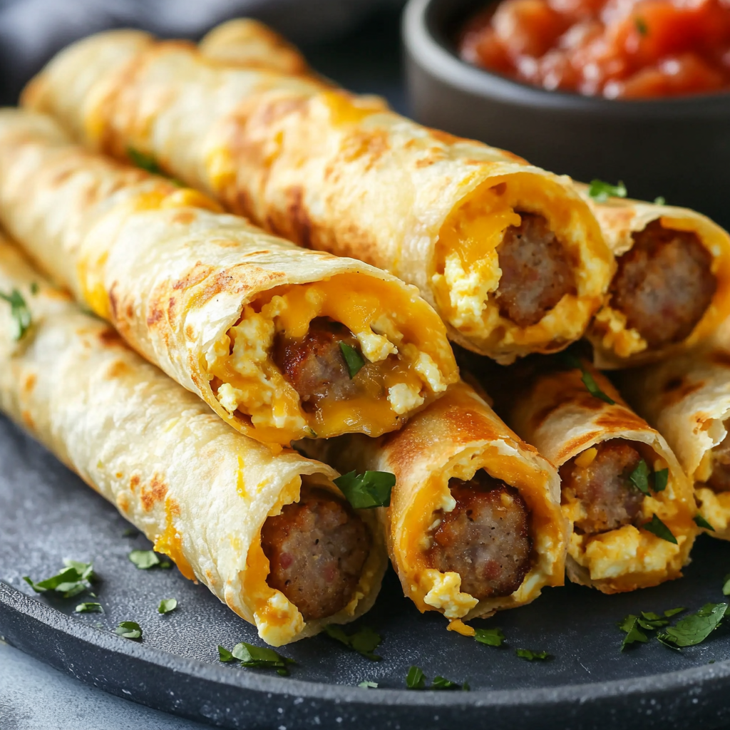 Easy Breakfast Taquitos