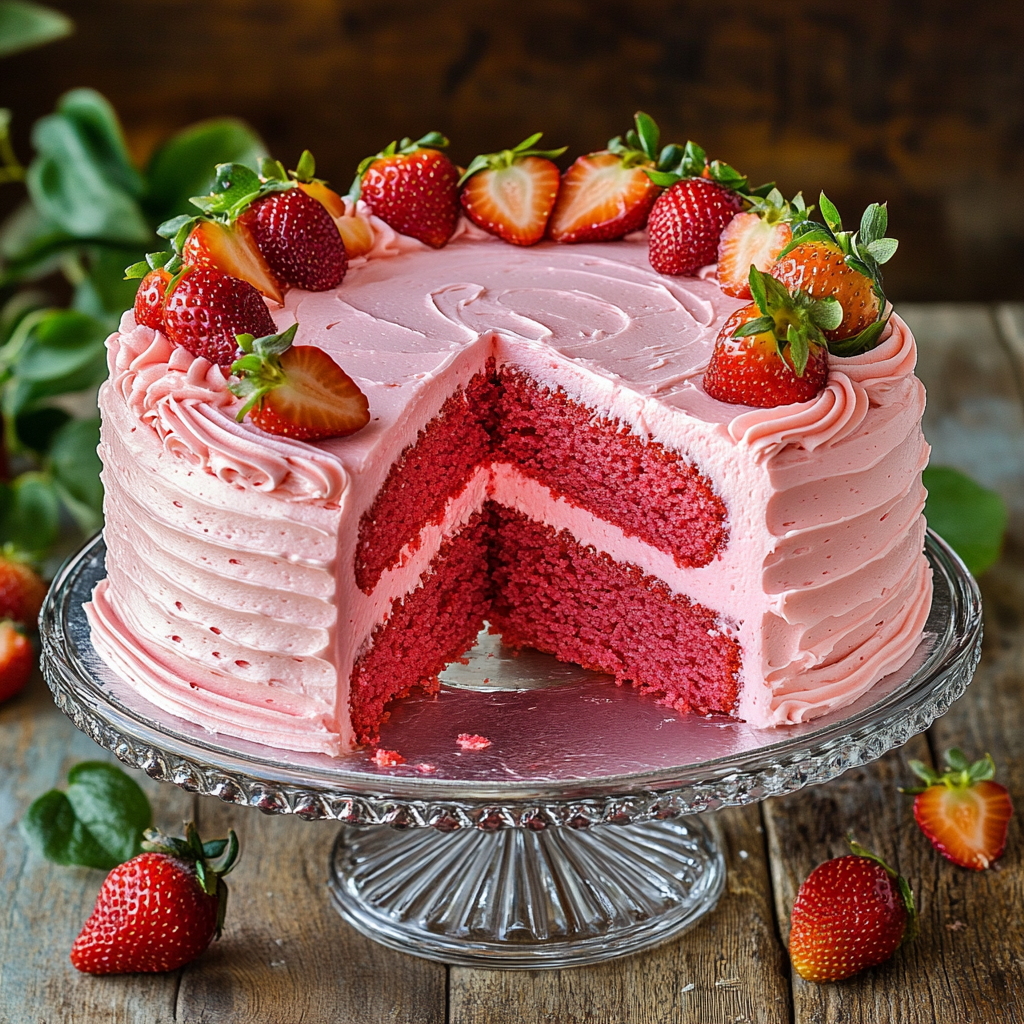Easy Strawberry Cake