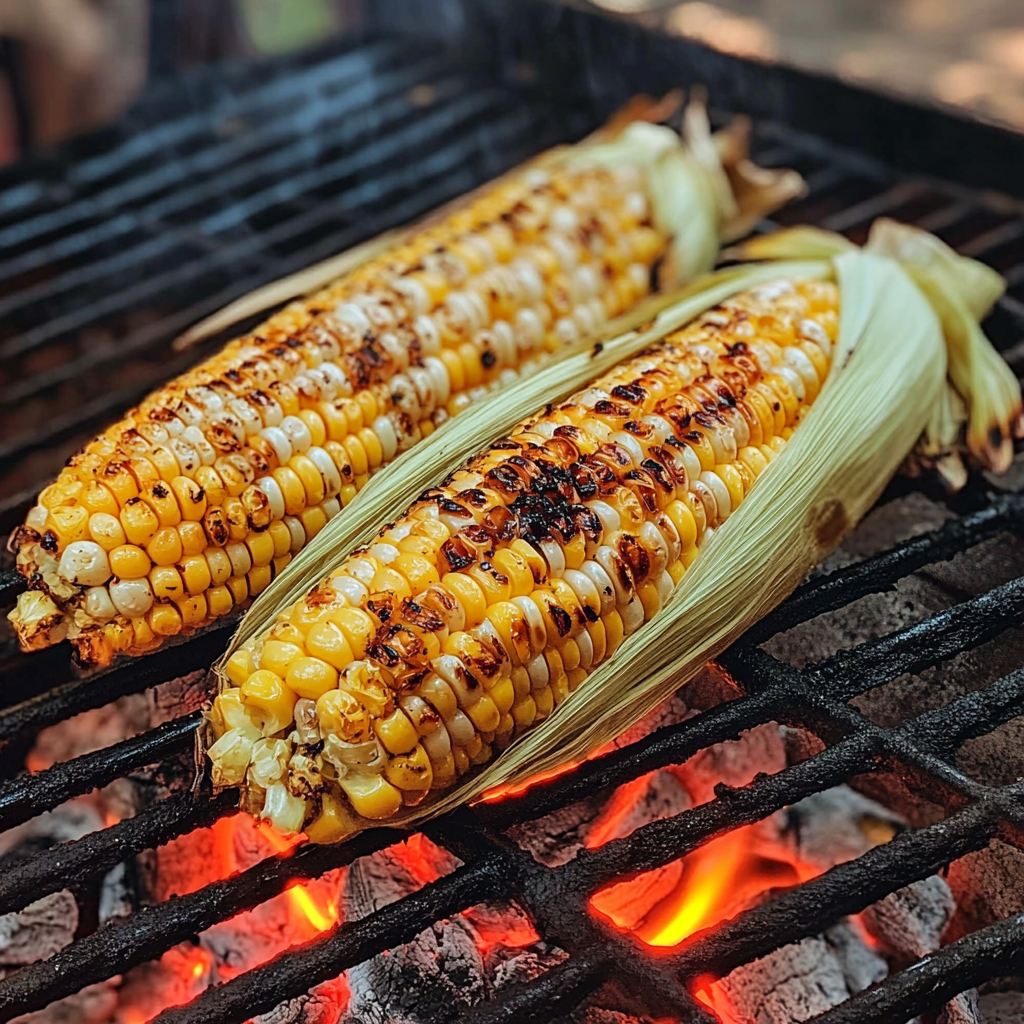 Spicy Garlic Butter Grilled Corn