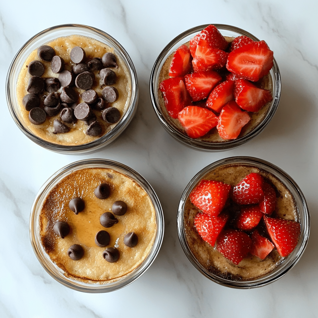 Baked Protein Pancake Bowls