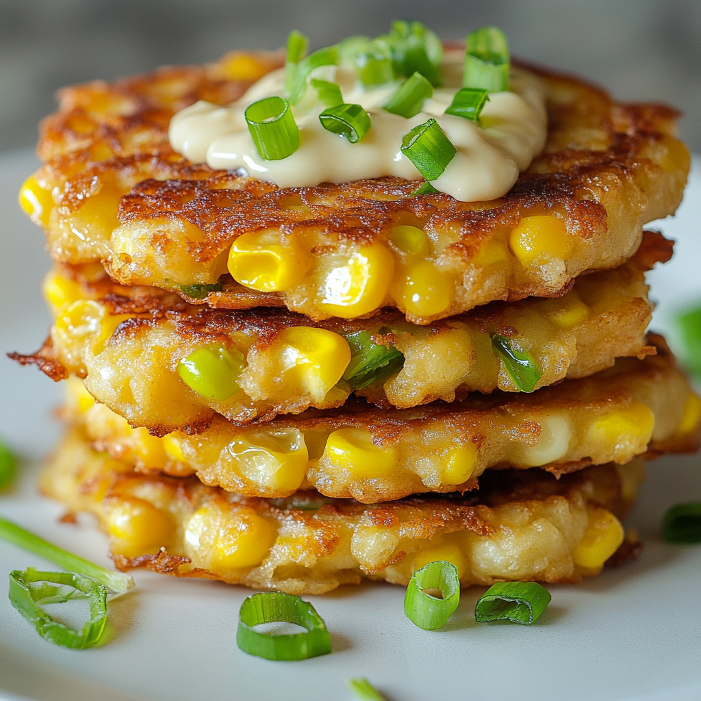 Crispy Corn Fritters with Jalapeño