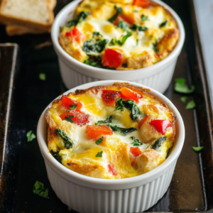Easy Individual Breakfast Casseroles for a Crowd