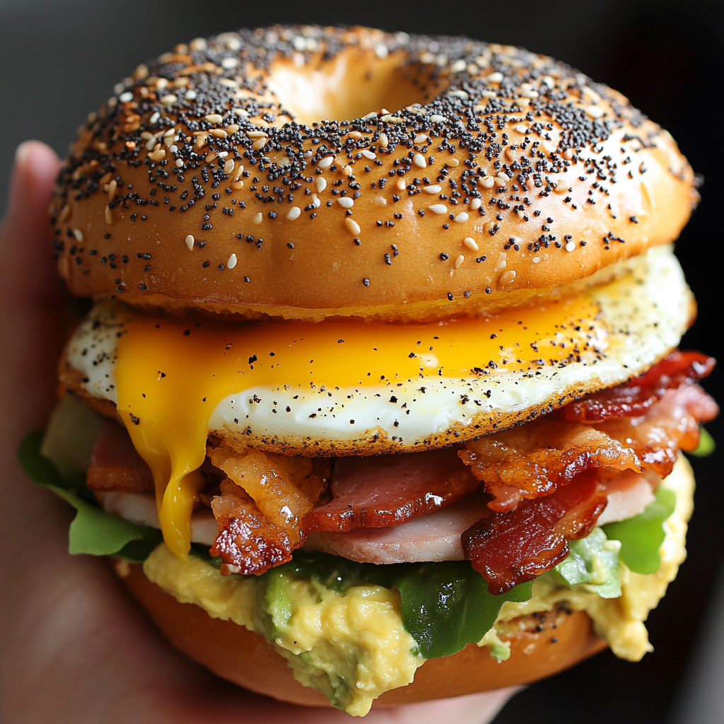 Ultimate Bagel Breakfast Sandwich