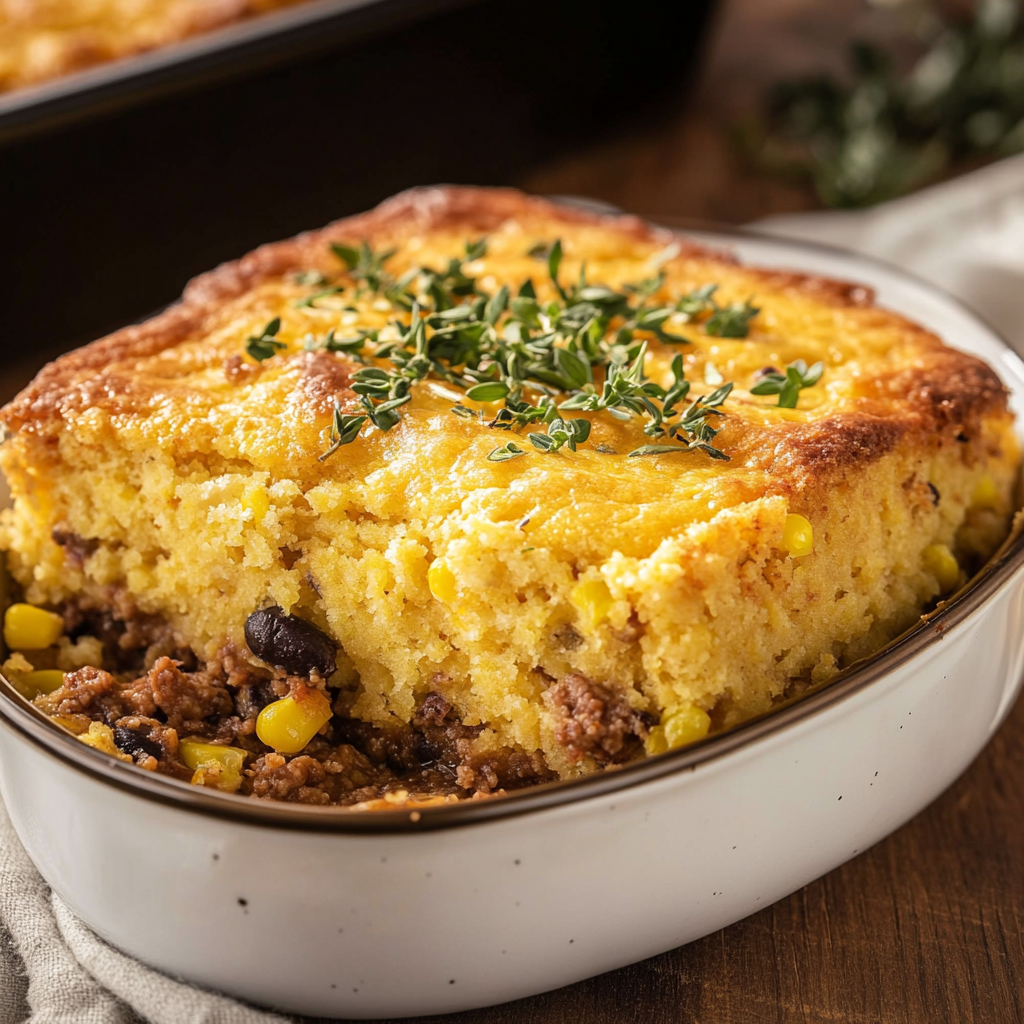 cowboy cornbread casserole