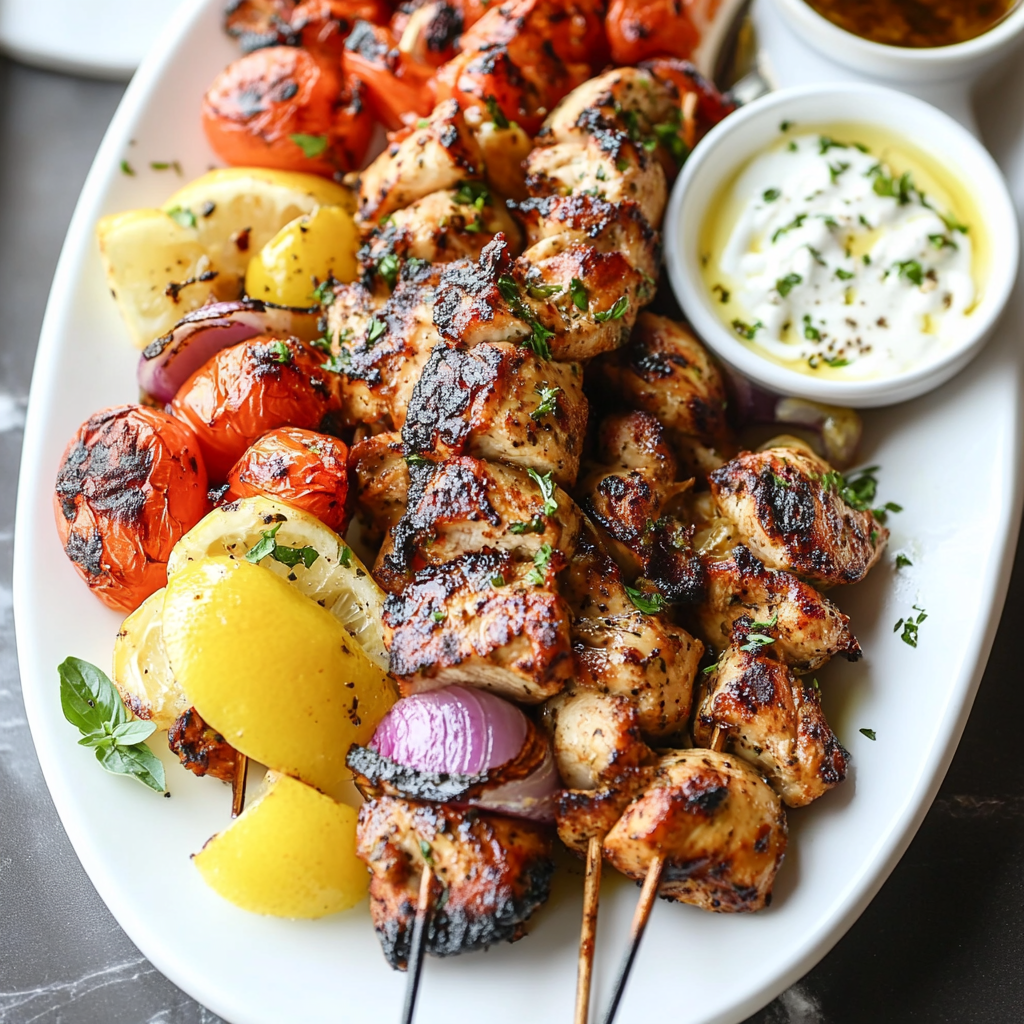 Greek Chicken Kabobs