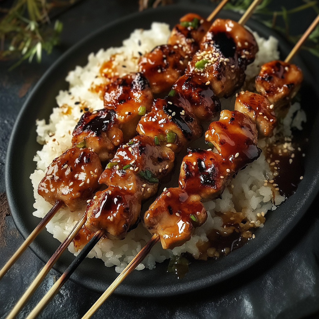 Epic Teriyaki Chicken Skewers