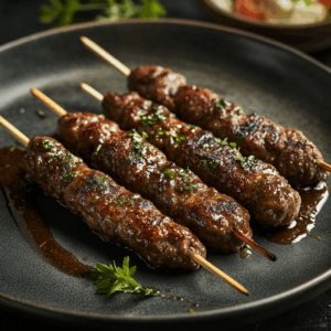 Glazed Beef Kofta Skewers