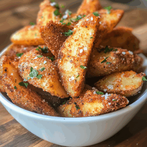 Crispy Fried Potato Wedges
