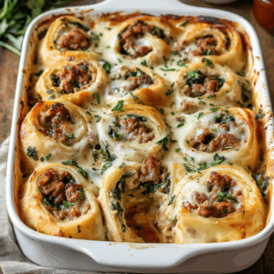 Savory Cinnamon Roll Lasagna Swirls