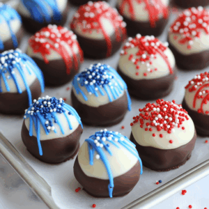 Patriotic Oreo Balls