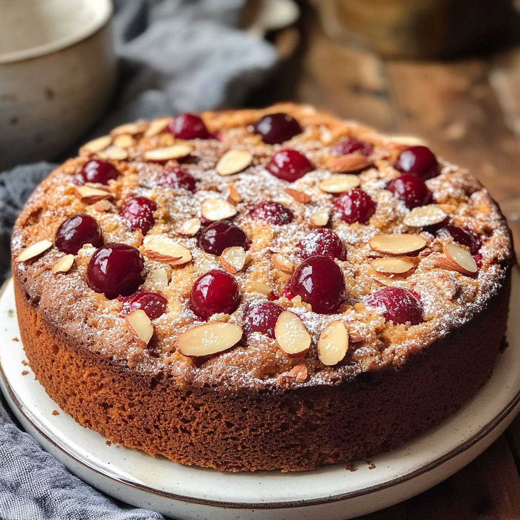 Cherry Almond Cake