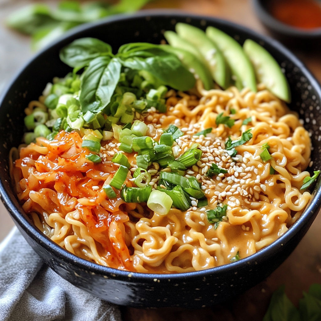 Spicy Peanut Noodle Bowls