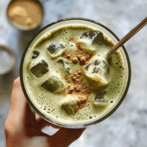 Iced Brown Sugar Vanilla Matcha Latte