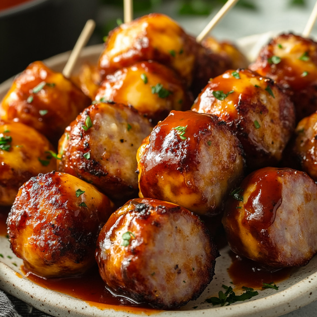 Smoked Sausage BBQ Bombs