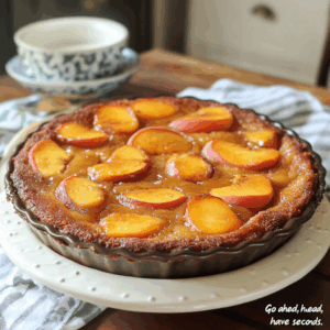 Brown Sugar Peach Cake