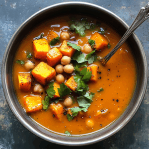 Moroccan Sweet Potato Soup