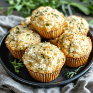 Savory Cottage Cheese Muffins
