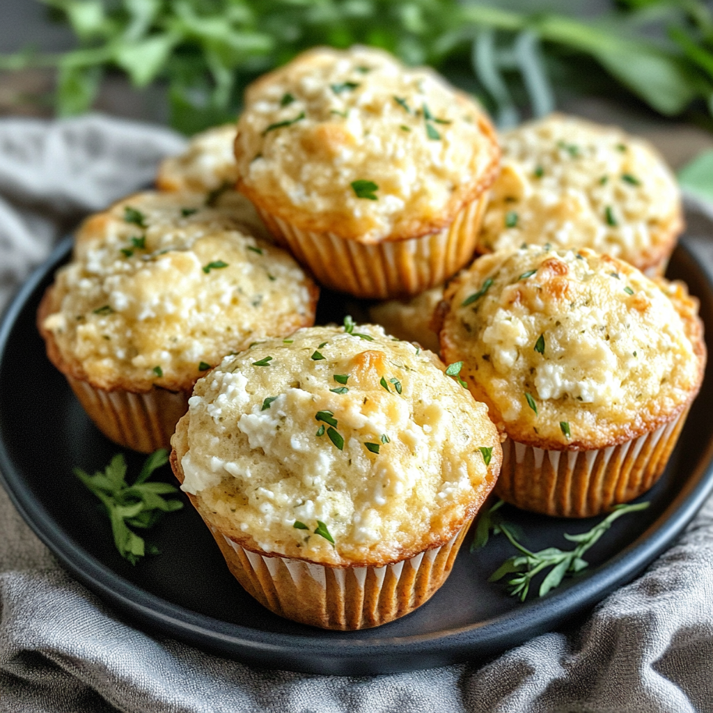 Savory Cottage Cheese Muffins