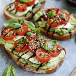 Caprese Avocado Toast