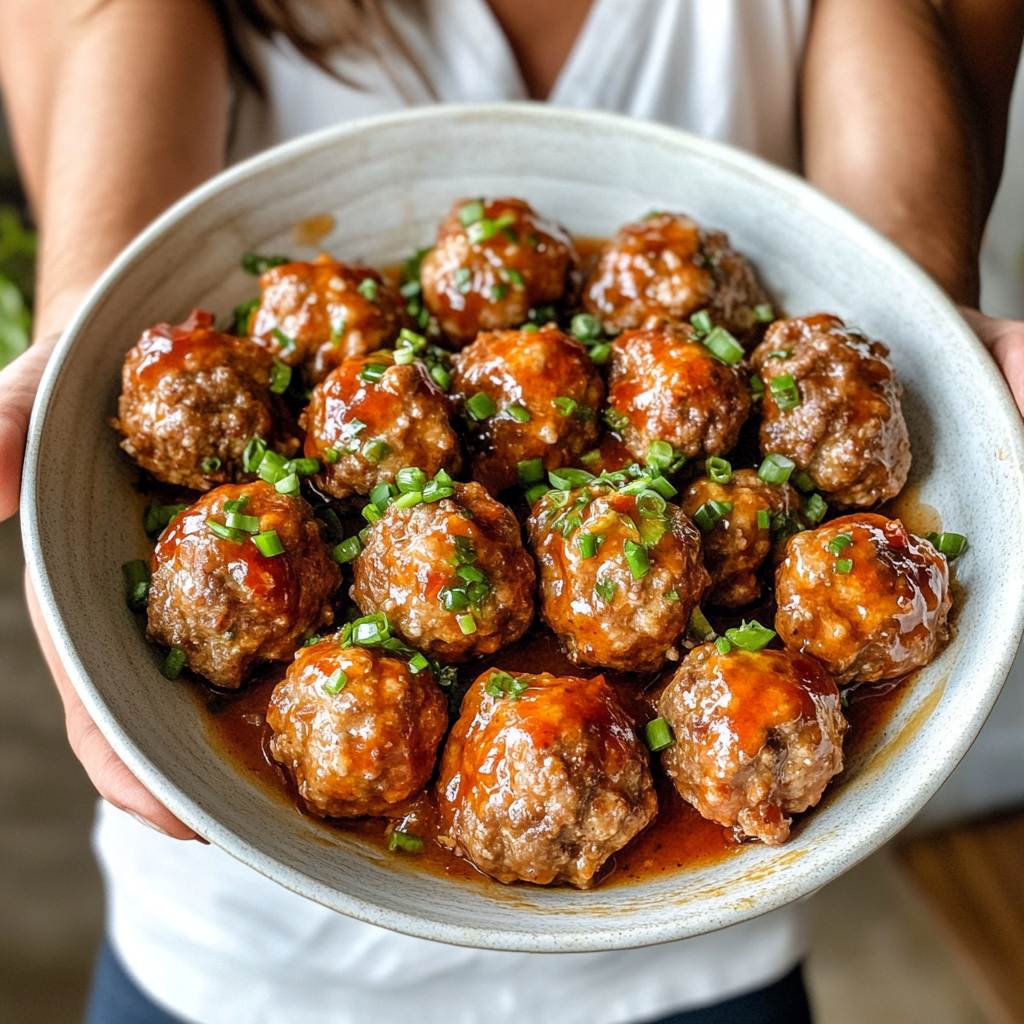 Easy Firecracker Meatballs