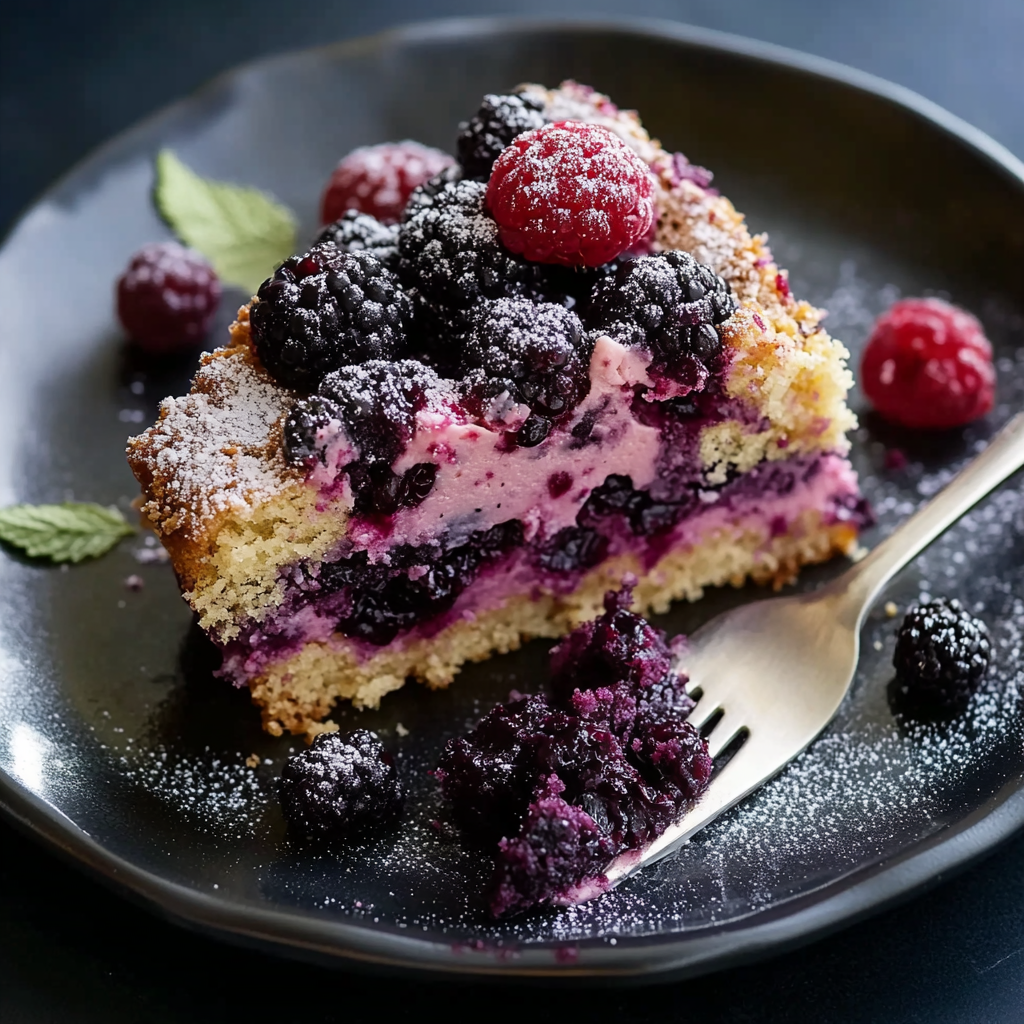 Rustic Mulberry Cake Recipe