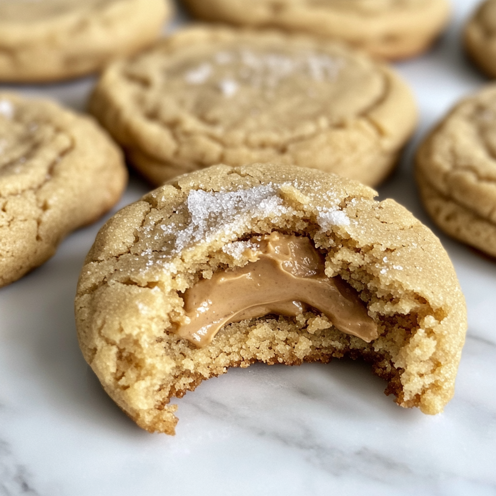 Peanut Butter Stuffed Cookies