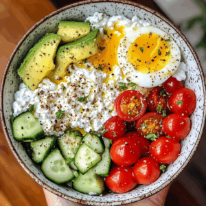 Savory Cottage Cheese Breakfast Bowl