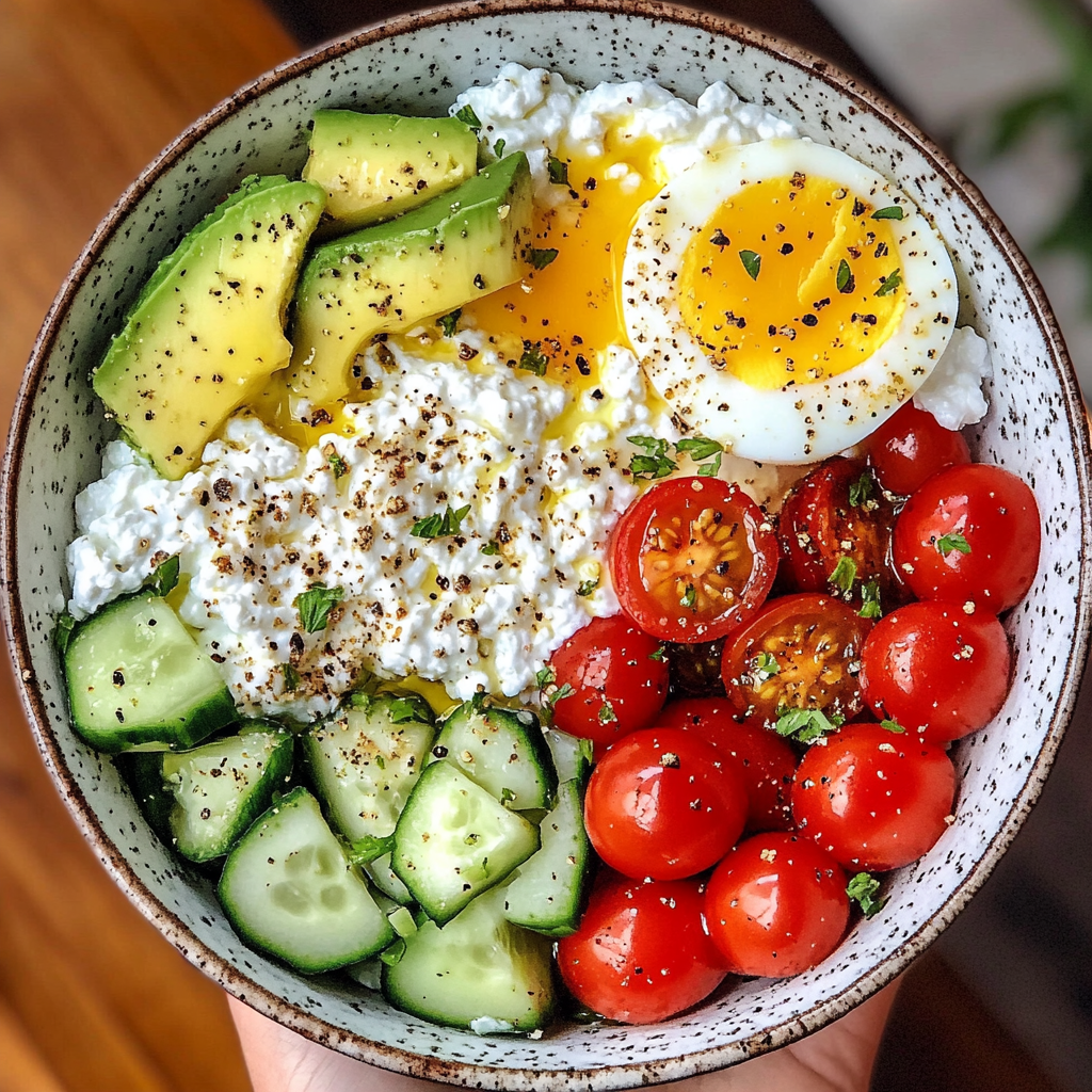 Savory Cottage Cheese Breakfast Bowl