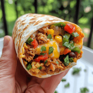Southwest Egg White Breakfast Burrito