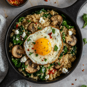 Savory Quinoa Breakfast Skillet