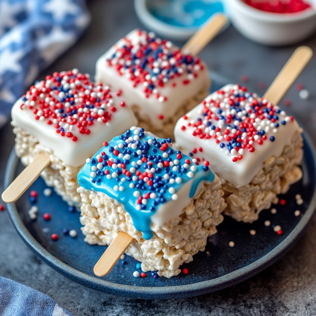 Easy Red, White & Blue Treats
