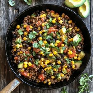 Southwest Beef & Corn Skillet