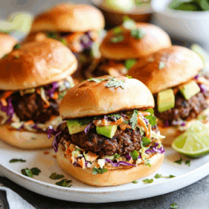 Ground Beef Street Taco Sliders