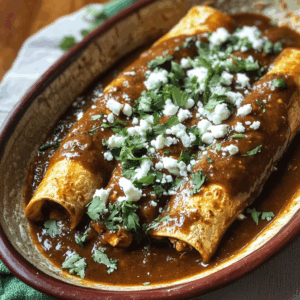 Easy Chicken Enmoladas