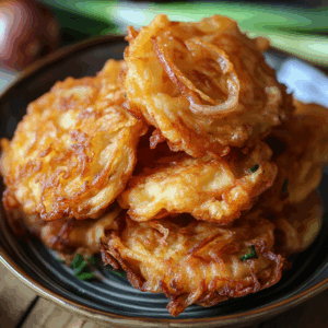Crispy Amish Onion Fritters