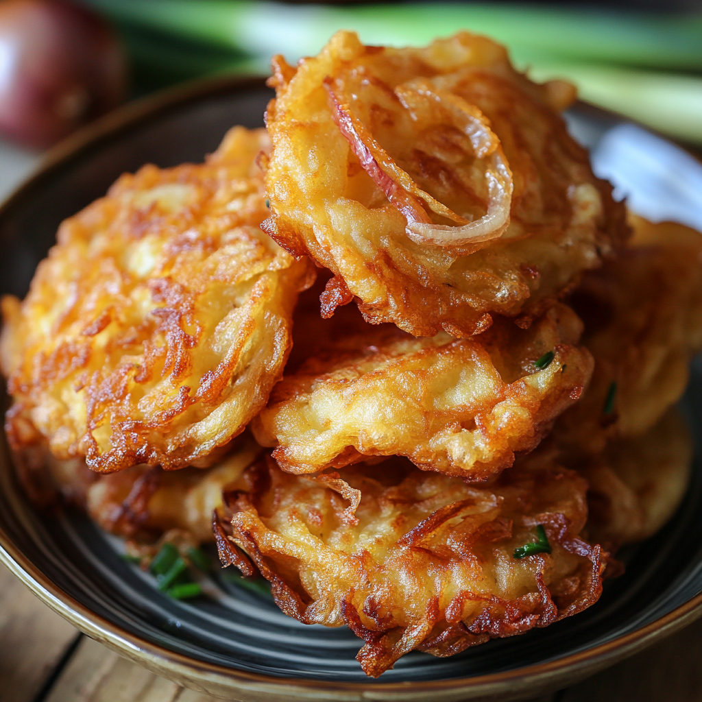 Crispy Amish Onion Fritters