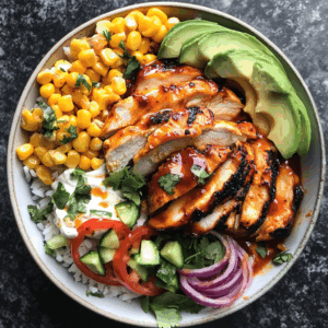 Harissa Honey Chicken Bowls